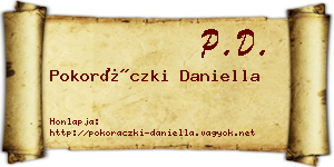 Pokoráczki Daniella névjegykártya